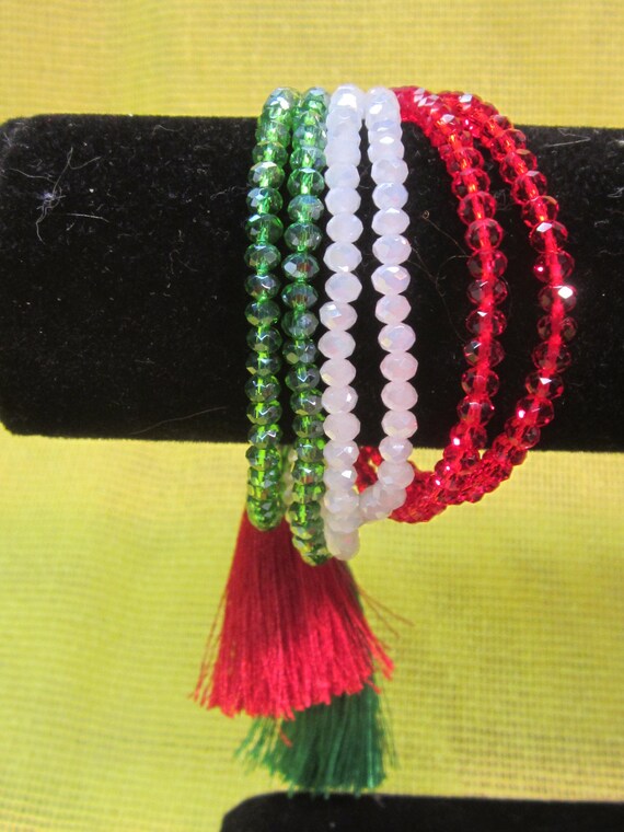 Pulsera bandera Mexican Flag bracelet - Etsy España