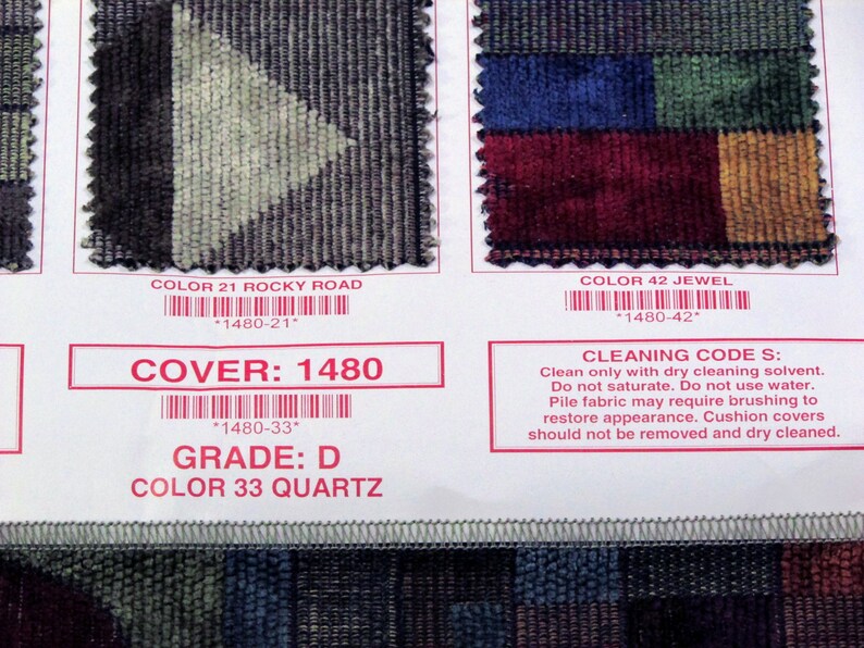 Lane Furniture Fabric Hanging Upholstery Fabric Samples 1960s Etsy