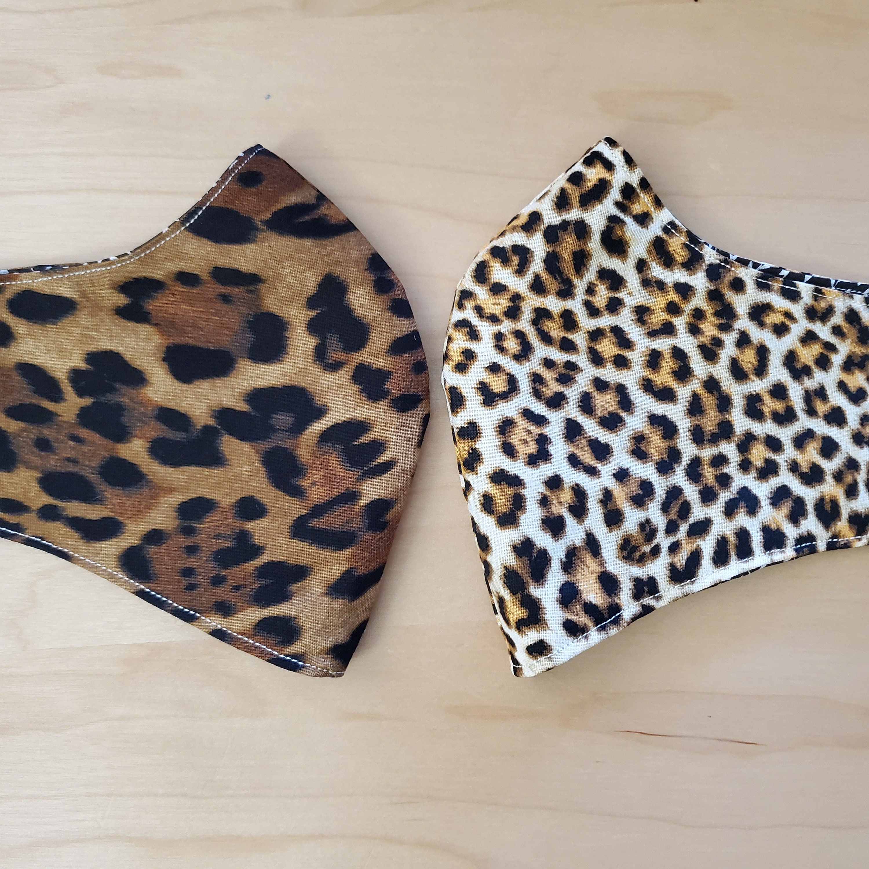 Leopard Cheetah Animal Print Pattern Reversible Reusable Washable ...