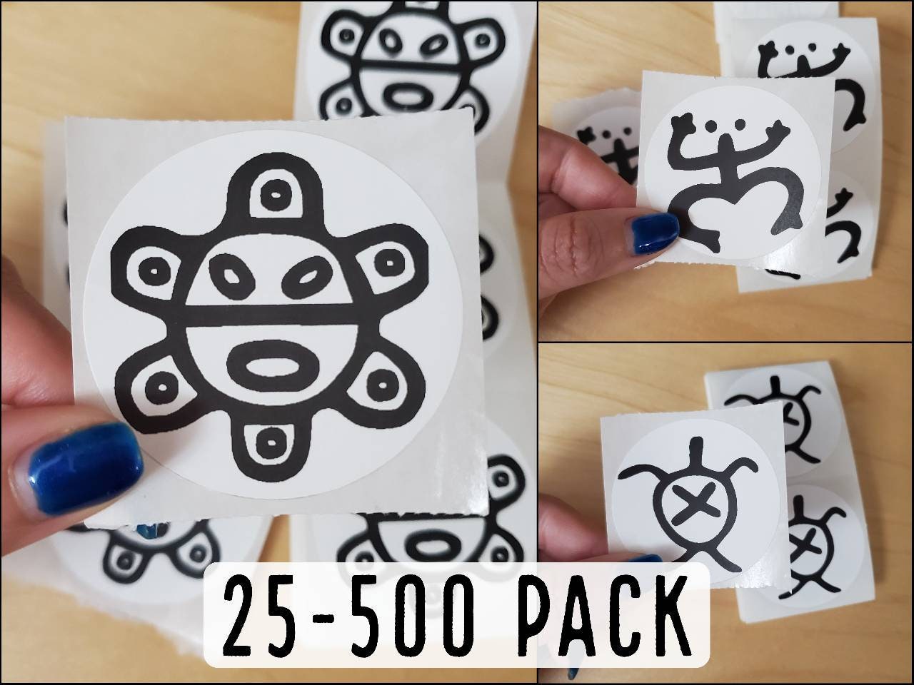 Taino White Sun With Puerto Rican Flag, Vinyl Waterproof Sticker, 4 Sizes