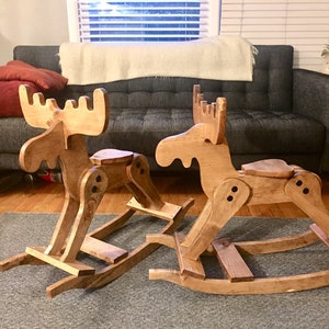 moose rocking horse