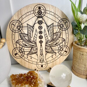 Non binary Distant Healing board - Metatrons cube + lotus