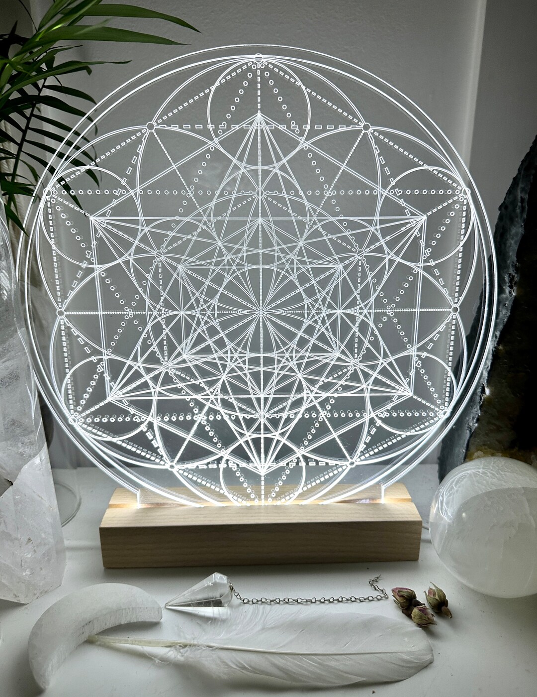 Sacred Geometry Pattern| Metatrons Cube + Seed of Life | High ...