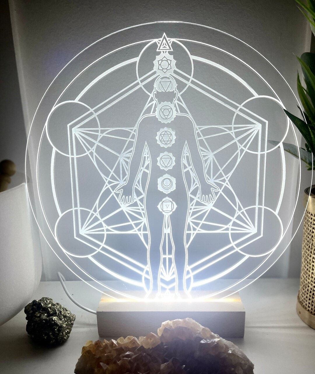 Reiki Healing | Distant Healing | Metatron Cube Led Light - Etsy