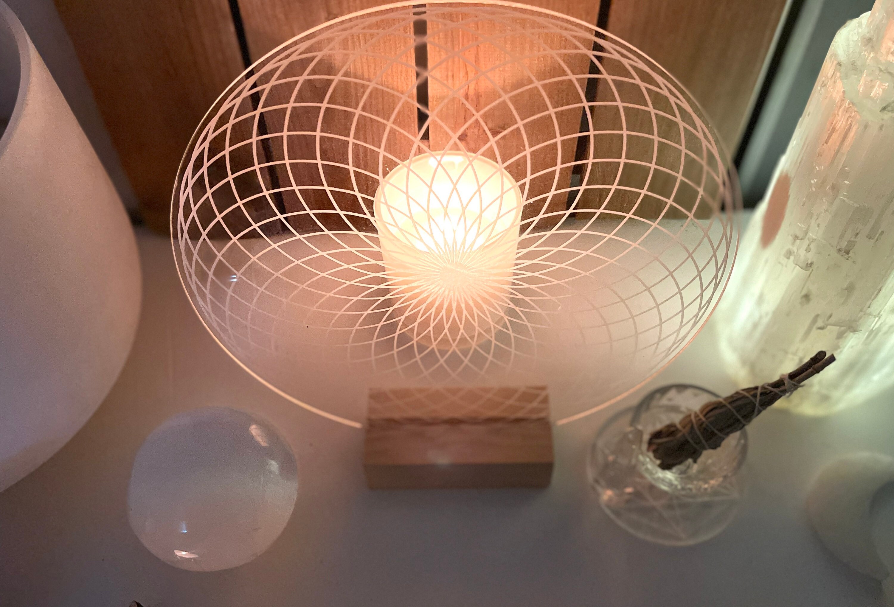 Torus Yantra - Scared Geometry Pattern Glass Perspex - Etsy