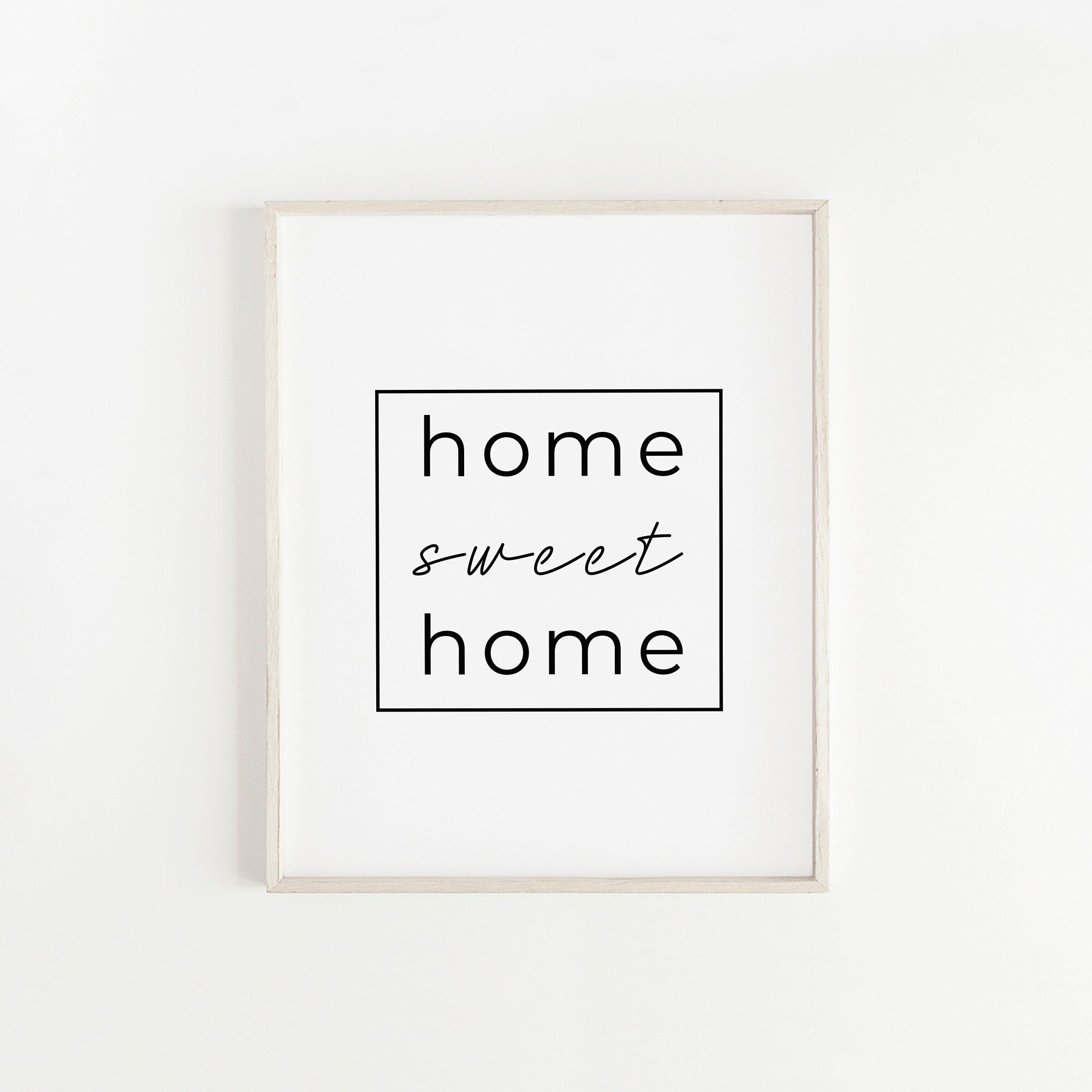 Home Sweet Home Print / Impresión digital / Arte de pared Etsy España
