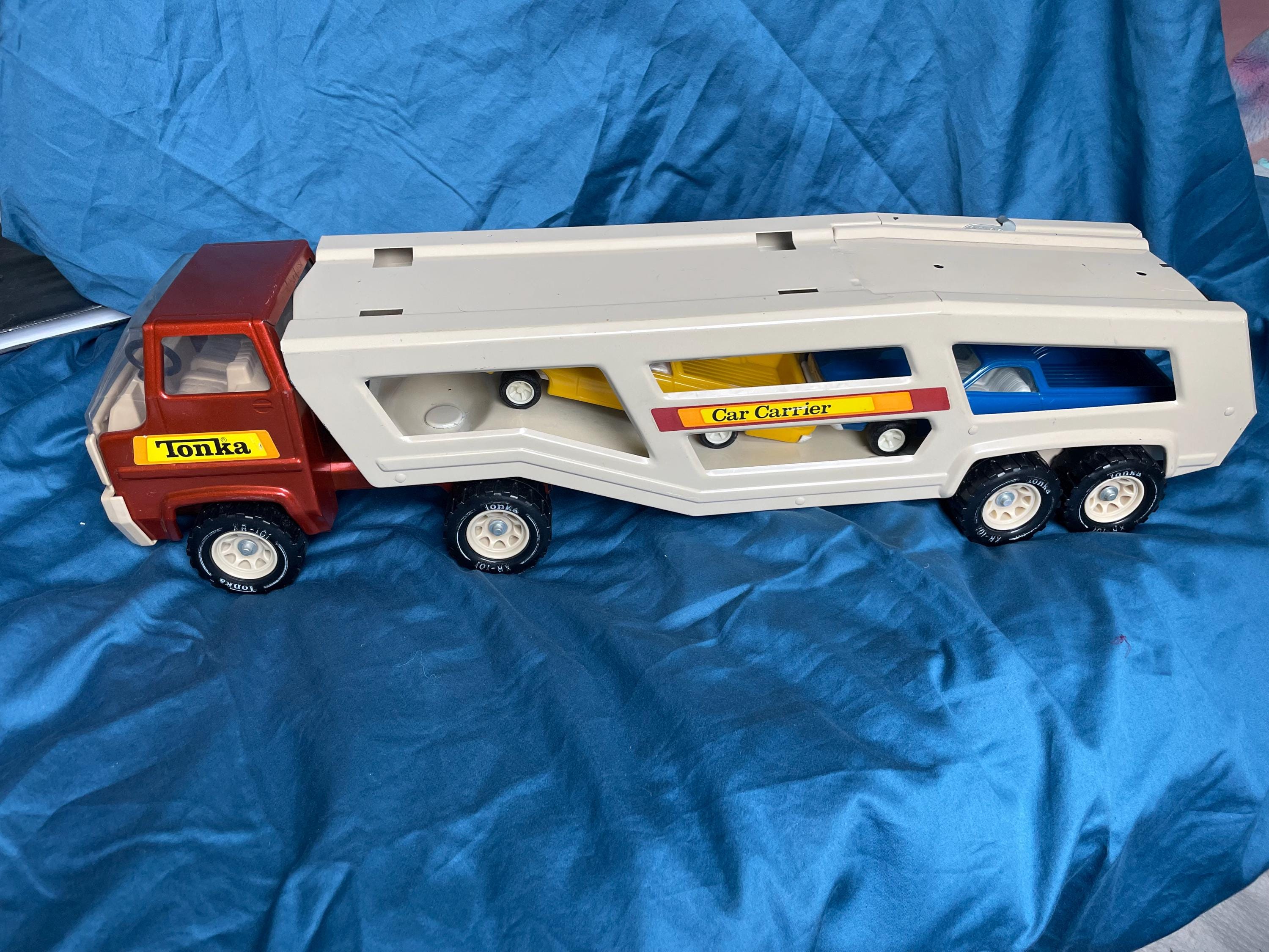 Tonka Metal Semi Truck and Large Car Carrier 1970s - Etsy