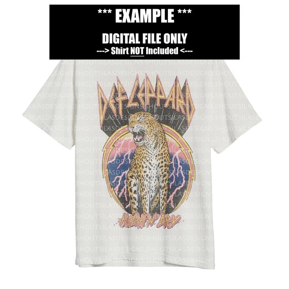 Def Leppard High N' Dry Tour PNG SVG 