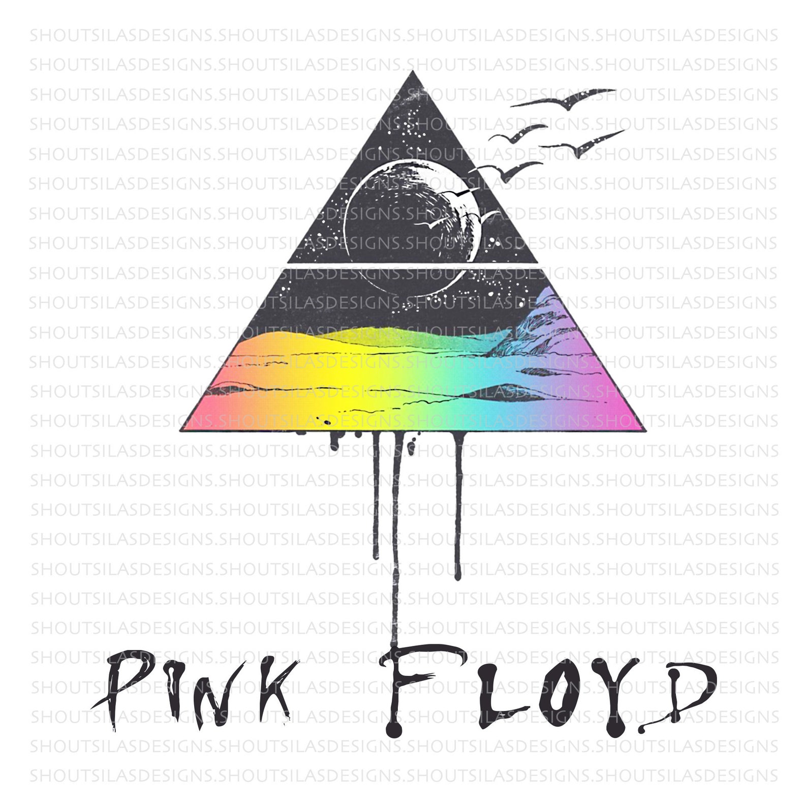 Pink Floyd Views PNG SVG files Digital | Etsy