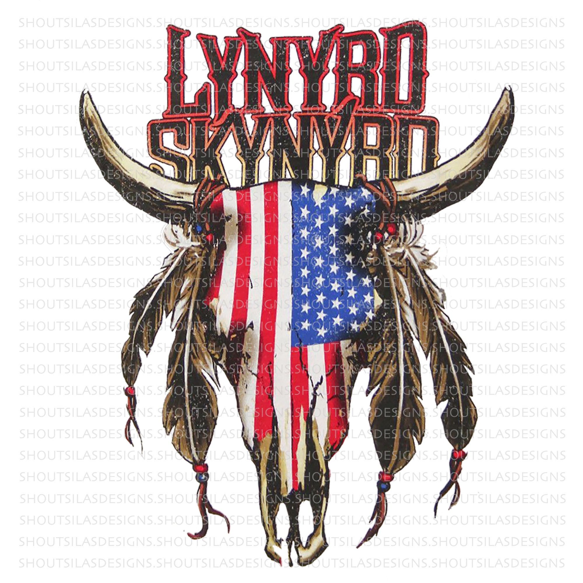 Lynyrd Skynyrd USA Bull PNG, SVG files - Digital Sublimation Print - …
