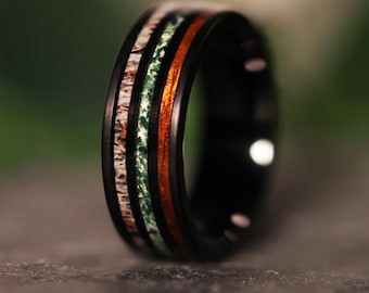 The Koa Forest: Moss Agate | Hawaiian Koa | Elk Antler