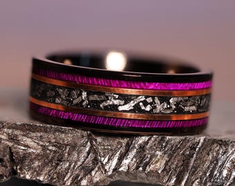 Boxelder Meteorite Core Purple Tungsten