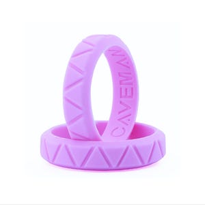 Pink Women Silicone Ring! Adventure Rubber wedding band