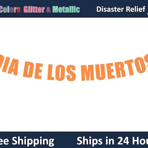Estandarte del Día de los Muertos - Decoraciones de fiesta del Día de los Muertos, estandarte de la guirnalda del Día de los Muertos, Signo de la Carta del Día de los Muertos