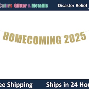 Homecoming 2025 banner - Homecoming Dance, Homecoming 2025 party sign, School Dance party decor, Homecoming decor
