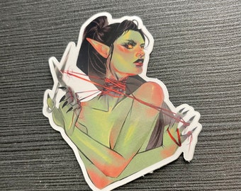 Cut the Cord Sticker Red String of Fate