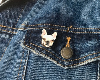 Custom Dog / Cat Portrait Pin : READ DETAILS