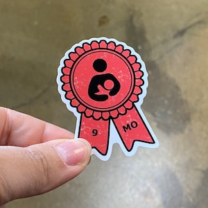 Borstvoeding Milestone Award-sticker - 9 maanden