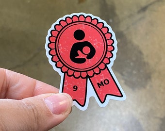 Breastfeeding Milestone Award Sticker - 9 Months