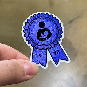 Stillen Milestone Award Sticker - 3 Jahre