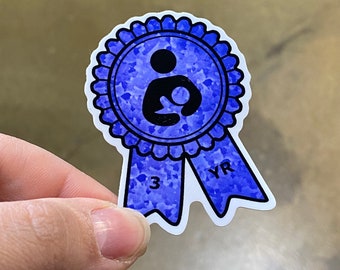 Breastfeeding Milestone Award Sticker - 3 Years