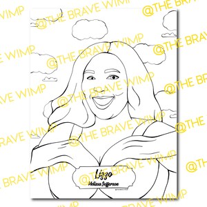 Lizzo Ausmalseite // Sheroes: Our Time is Now // Digital Download