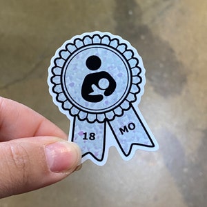 Breastfeeding Milestone Award Sticker - 18 Months