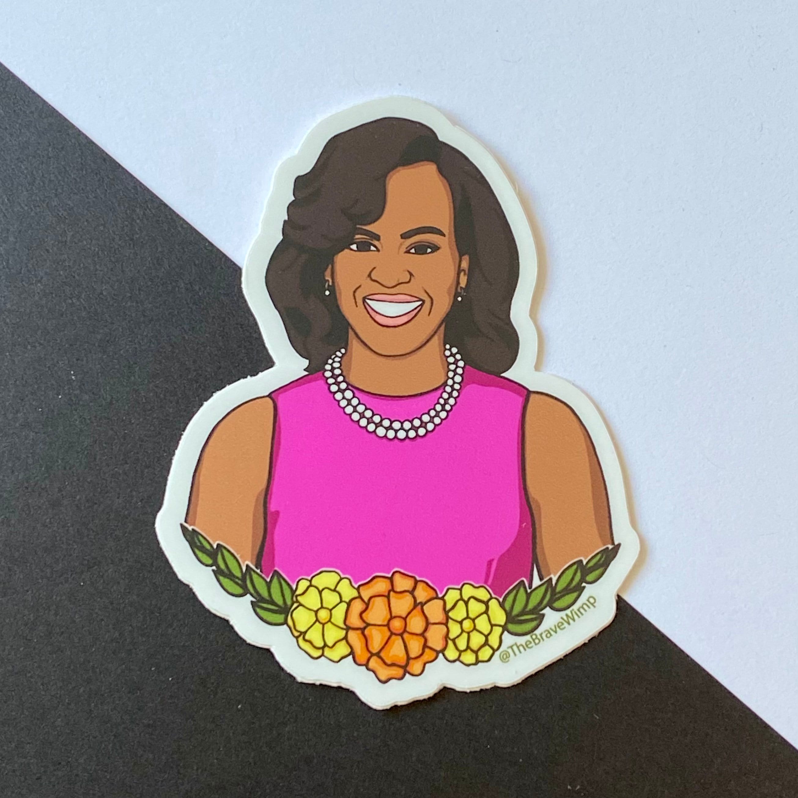 ミシェル・オバマ ステッカー - Etsy 日本, image size:2610x2610