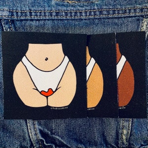 Period Panty // Day One // Reclaimed Canvas Sew-on Patch // The Brave Wimp
