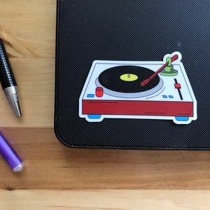 Record Player Sticker