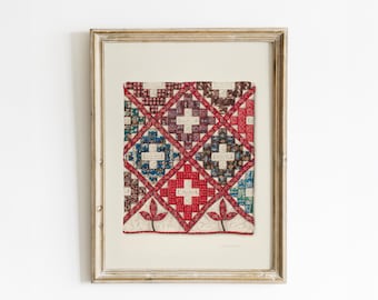 Antique Signature Quilt Print: Vintage Farmhouse Decor (Printable Digital Download)