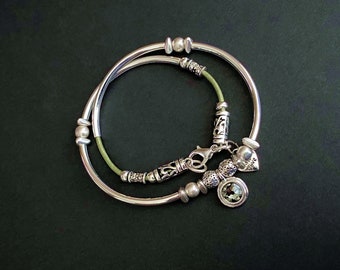 Birthstone Jewelry, Silver Chokers, Leather Bracelets, Leather Chokers, Charm Bracelets, Wrap Bracelets, Swarovski Jewelry, Boho Jewelry