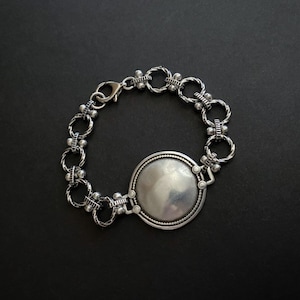 Bold Cable Chain Bracelet, Chunky Silver Jewelry, Silver Chain Bracelets, Statement Jewelry, European Fashion Bracelet, Brutalist Bracelets