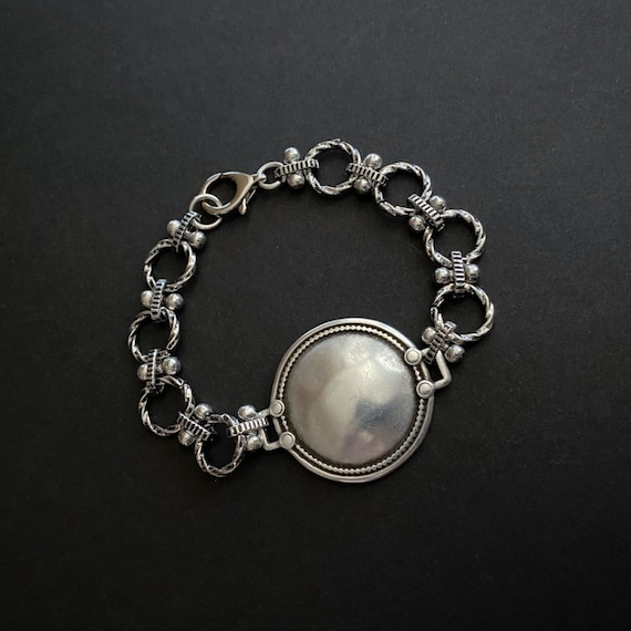 Bold Cable Chain Bracelet, Chunky Silver Jewelry, Silver