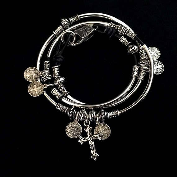 Religious Jewelry Beaded Bracelets Necklaces Silver Etsy