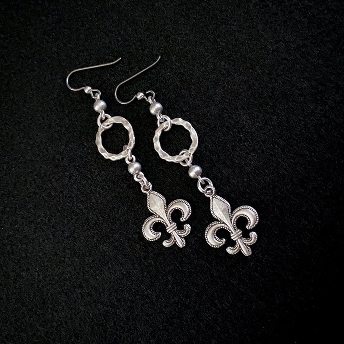 Fleurdelis Jewelry Fleurdelis Earring Boho Earrings Etsy