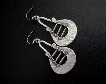 Festival Accessories, Boho Earrings, Tribal Jewelry, Festival Earrings, Ethnic Earrings, Silver Earrings, Ethnic Jewelry, Silver Jewelry