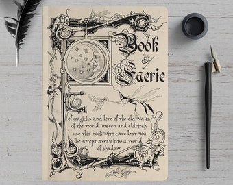 forest theme Green sea colored planner charm handmade traveler notebook fairy