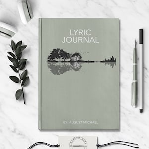 Personalized Lyric Journal Custom Songwriters Notebook Musician Song Diary Lyrical Writer Journal Writing Music Notebook Songwriting Journal