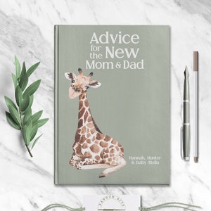 Conseils pour les nouvelles mamans et papas Journal personnalisé personnalisé fille garçon cadeau de baby shower pour les futures mamans livre de souvenirs souvenir enfant nouveau-né