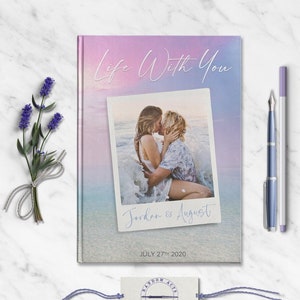 Personalised Our Love Story 1st Anniversary Book Valentine's Day