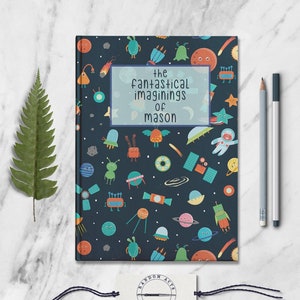 Personalisiertes Weltraum Journal - Personalisiertes Galaxy Notizbuch Geschenk