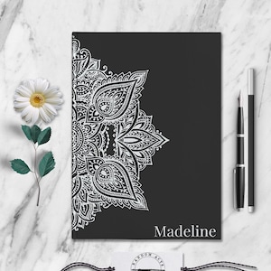 Mandala Journal - Anpassad Dröm-, Rese-, Meditationsbok - Personlig Anteckningsbok bild 1