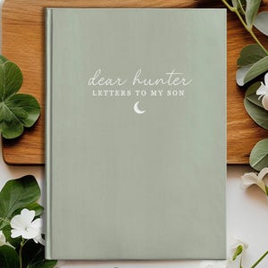 Notitieboek Brieven aan mijn zoon - gepersonaliseerd dagboek lieve zoon - babyshower babyjongen - herinnering aandenkenboek - aangepast verjaardagscadeau zoon