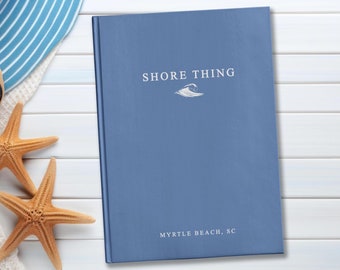 Rental Guest Book - Personalized Beach House Journal - Ocean Memories for Airbnb, VRBO & Vacation Homes - Custom Memories Made by the Sea