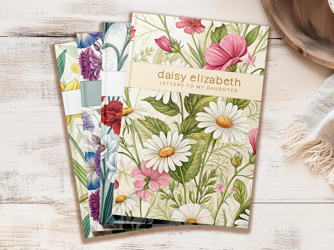 Letters to My Daughter - Birth Month Flower Notebook - Personalized ...