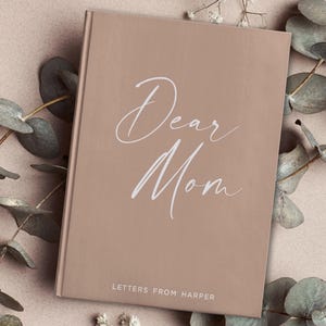 Diario "Cartas a Mamá" - Cuaderno personalizado "Querida Mamá" - Regalos personalizados para mamá - Regalo para el Día de la Madre de parte de los niños - Diario de la pérdida de una madre