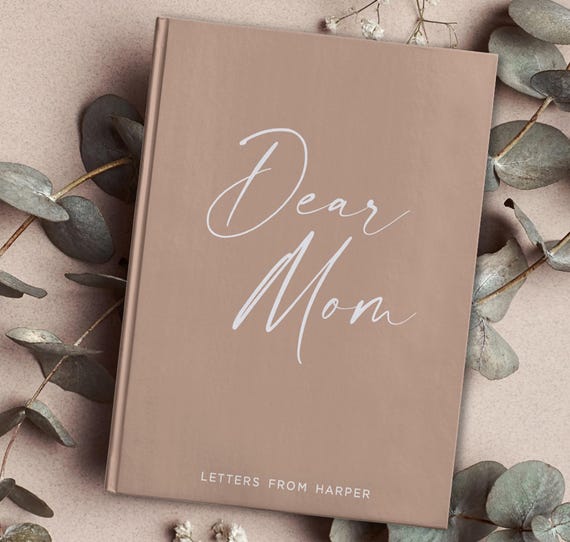 Letters To Mom - Personalized Journal – Loss of Mother Notbook - Mother's Day Gift