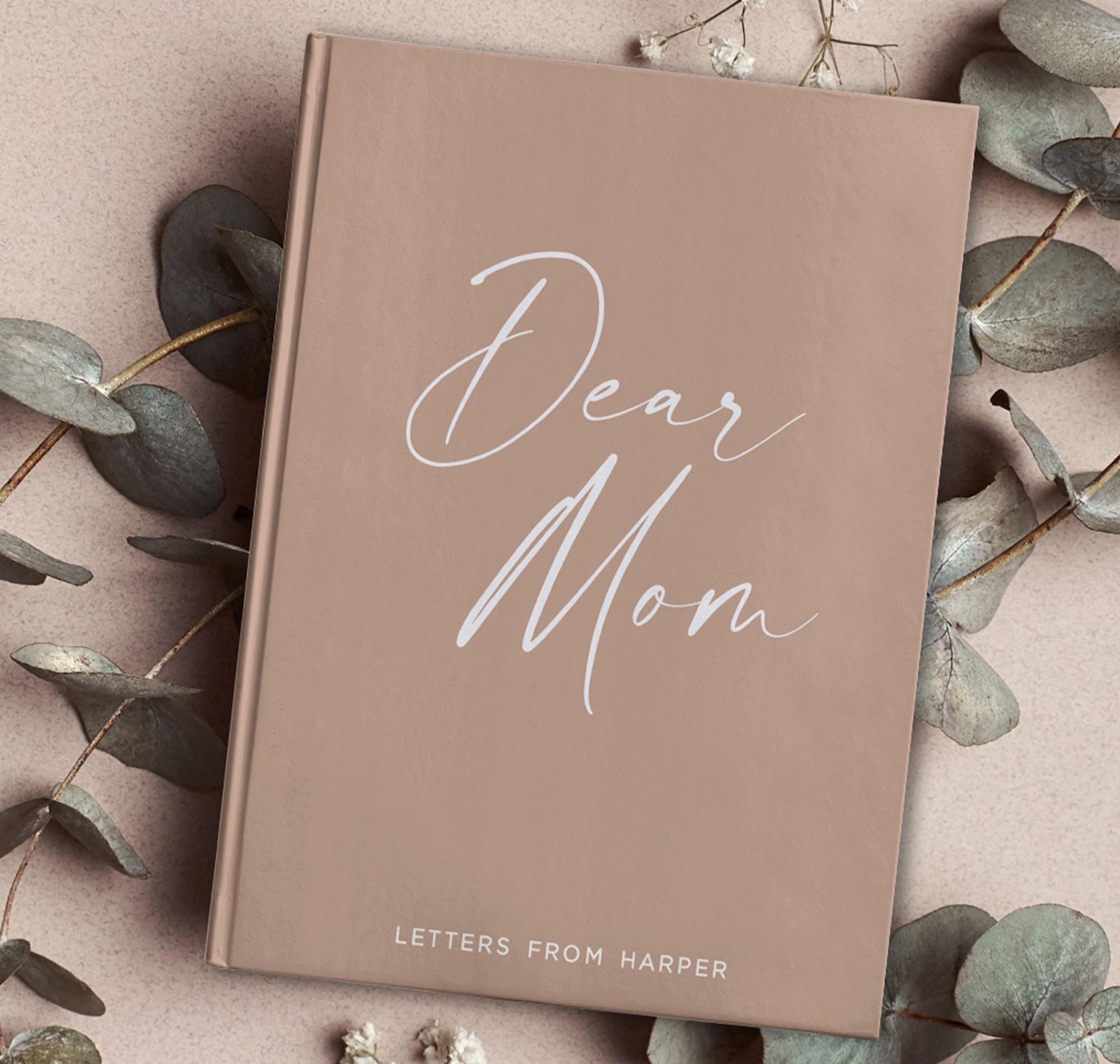 Letters To Mom Journal - Personalized Dear Mom Notebook - Custom Mom Gifts -  Mothers Day Gift From Kids - Loss of Mother Journal