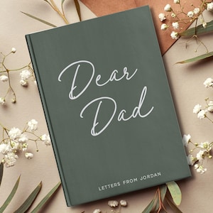Lettere a papà - Quaderno personalizzato "Caro papà" - Diario personalizzato "Mi manchi" - Diario del dolore per la perdita del padre - Condoglianze per la perdita del papà